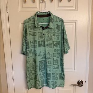 Sunday Crew XL Mint Green Graphic Men's Shirt
